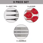 Šípky soft Target Group O 12 18g 50% wolfram