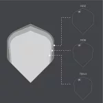 Letky na šípky Target Redux Pro.Ultra No6, 9ks