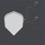 Letky na šípky Target Beau Greaves G1 Pro.Ultra No2, 9ks