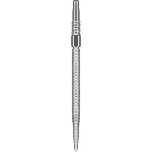 Hroty na šípky TARGET Swiss Point Nano steel, 30mm, kovové, strieborné - 3ks