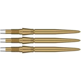 Hroty na steel šípky TARGET Swiss Storm Point 30mm, zlaté - 3ks