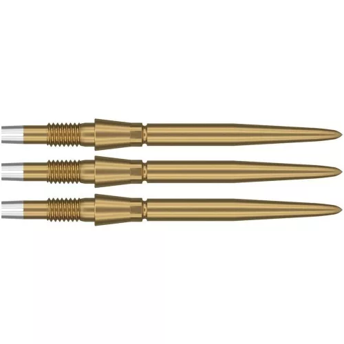 Hroty na steel šípky TARGET Swiss Storm Point 30mm, zlaté - 3ks