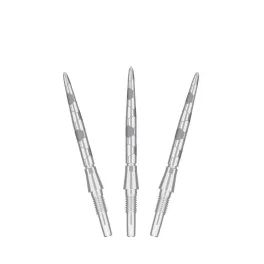 Kovové hroty Target Swiss Storm Onyx strieborné, 26mm - 3ks