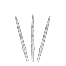 Kovové hroty Target Swiss Storm Onyx strieborné, 30mm - 3ks