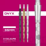 Kovové hroty Target Swiss Storm Onyx strieborné, 35mm - 3ks