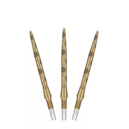 Kovové hroty Target Swiss Storm Onyx zlaté, 30mm - 3ks