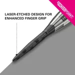 Kovové hroty Target Swiss Storm Onyx čierne, 35mm - 3ks