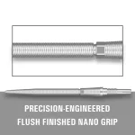 Hroty na steel šípky TARGET Swiss Point Storm Nano 35mm, strieborné - 3ks