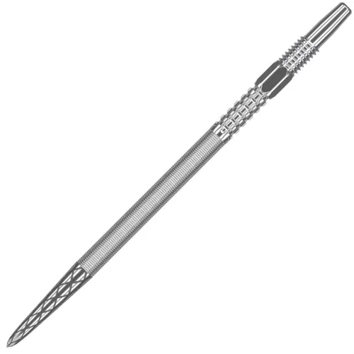 Náhradné hroty na steel šípky TARGET Swiss Point DX 40mm, strieborné - 3ks