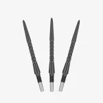 Náhradné hroty na steel šípky Target Swiss Storm Surge čierne, 30mm - 3ks