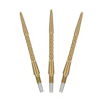 Náhradné hroty na steel šípky Target Swiss Storm Surge zlaté, 35mm - 3ks