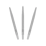 Hroty na šípky Target Swiss SLK strieborné 30mm 3ks