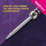 Hroty na šípky Target Swiss SLK strieborné 30mm 3ks