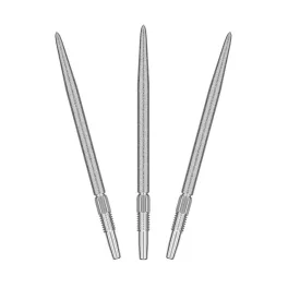 Náhradné hroty na steel šípky Target Swiss SLK strieborné, 35mm - 3ks