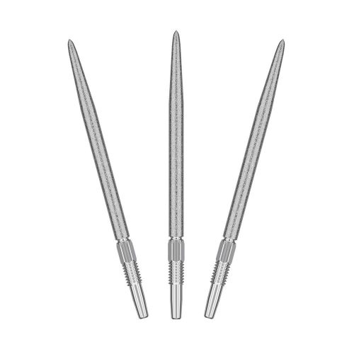 Náhradné hroty na steel šípky Target Swiss SLK strieborné, 35mm - 3ks