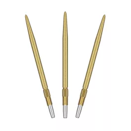 Náhradné hroty na steel šípky Target Swiss SLK zlaté, 35mm - 3ks