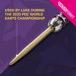 Náhradné hroty na steel šípky Target Swiss SLK zlaté, 42mm - 3ks