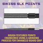 Hroty na šípky Target Swiss SLK čierne 30mm 3ks