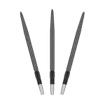Náhradné hroty na steel šípky Target Swiss SLK čierne, 35mm - 3ks