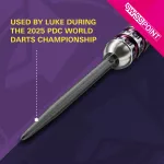 Náhradné hroty na steel šípky Target Swiss SLK čierne, 35mm - 3ks