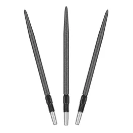Náhradné hroty na steel šípky Target Swiss SLK čierne, 42mm - 3ks