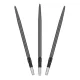 Náhradné hroty na steel šípky Target Swiss SLK čierne, 42mm - 3ks