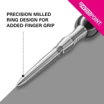 Hroty na šípky Target Swiss Storm RST strieborné 35mm 3ks