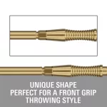 Hroty na šípky Target Swiss Storm RST zlaté 35mm 3ks