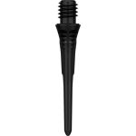 Plastové hroty na soft šípky Target CRYO čierne 2BA závit 30ks