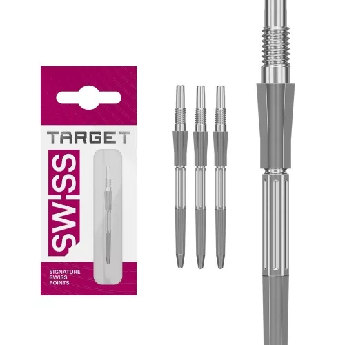 Hroty na šípky TARGET Swiss Point Elysian Archetype 43 strieborné 30mm 3ks
