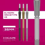 Hroty na šípky TARGET Swiss Point Elysian Archetype 43 strieborné 35mm 3ks