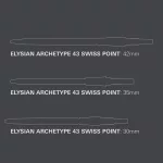 Hroty na šípky TARGET Swiss Point Elysian Archetype 43 zlaté 35mm