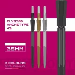 Hroty na šípky TARGET Swiss Point Elysian Archetype 43 čierne 35mm