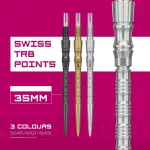 Hroty na šípky TARGET Swiss Point TRB strieborné 35mm