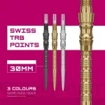 Hroty na šípky TARGET Swiss Point TRB zlaté 30mm