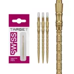 Hroty na šípky TARGET Swiss Point TRB zlaté 42mm