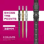 Hroty na šípky TARGET Swiss Point TRB čierne 30mm