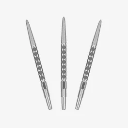 Hroty na šípky Target Swiss Point FLT strieborné 30mm 3ks