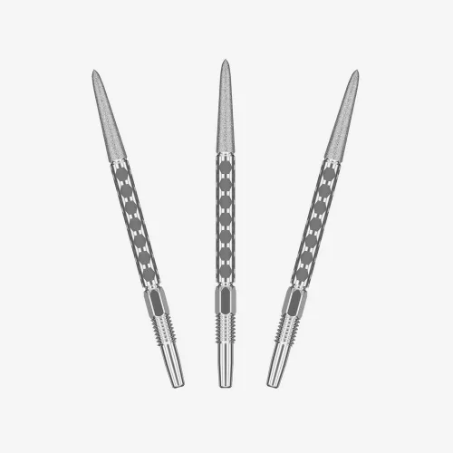 Hroty na šípky Target Swiss Point FLT strieborné 30mm 3ks