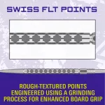 Hroty na šípky Target Swiss Point FLT strieborné 42mm 3ks