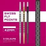 Hroty na šípky Target Swiss Point FLT čierne 42mm 3ks