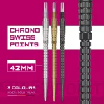 Hroty na šípky Target Swiss Point Chrono Storm čierne 42mm 3ks