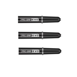 Top na násadky Target Pro Grip Evo AL, čierne, 9 ks