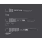 Násadky na šípky Target Pro Grip Evo AL hliníkové, zlaté, stredné 42mm