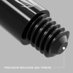 Násadky na šípky TARGET Pro Grip krátke 34mm, čierne, 9 ks