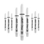 Násadky na šípky TARGET Pro Grip stredné 41mm, biele, 9 ks