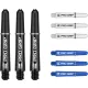 Násadky na šípky TARGET Pro Grip 34mm, čierne, biele, modré, multi-pack