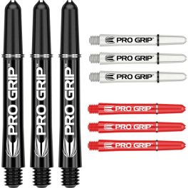 Násadky na šípky TARGET Pro Grip 41mm, čierne, biele, červené, multi-pack