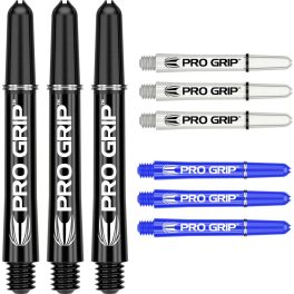 Násadky na šípky TARGET Pro Grip 41mm, čierne, biele, modré, multi-pack