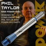Násadky na šípky Target Phil Taylor Power Gx2 Titanium, stredné 28mm